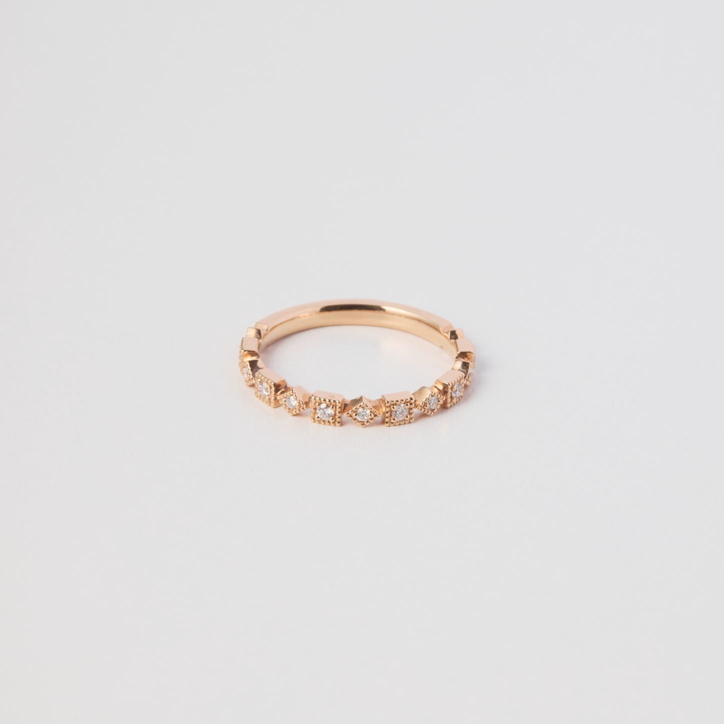 K18 ピンクゴールド ダイヤモンドリング 0.14ct｜Bijonirs公式 