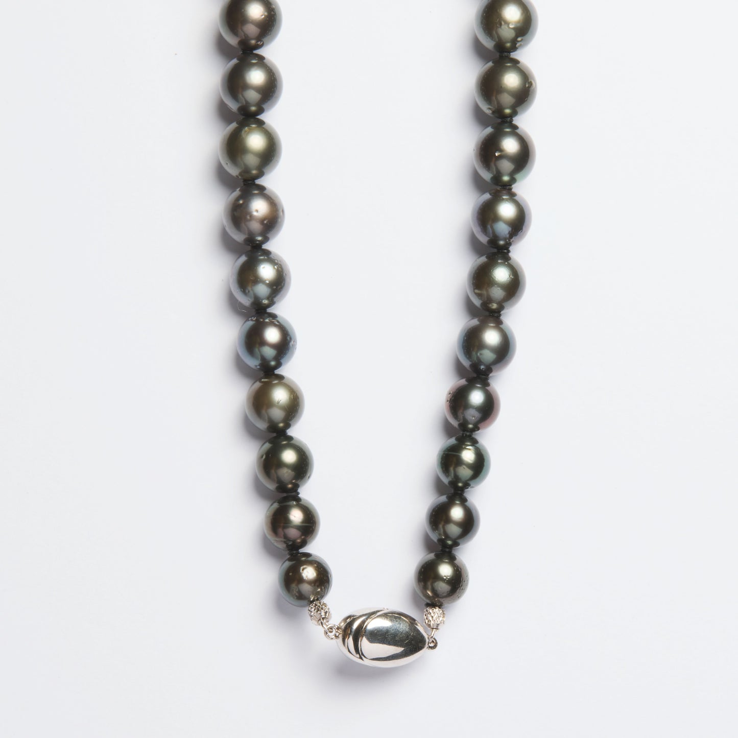 K18 ピーコック真珠ネックレス/イヤリング